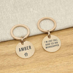 Engraved Stainless Steel Dog Name ID Tag - Icon Paw S Rose Gold Stainless - About Pets