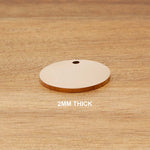 Engraved Stainless Steel Dog Name Tag - Round - About Pets