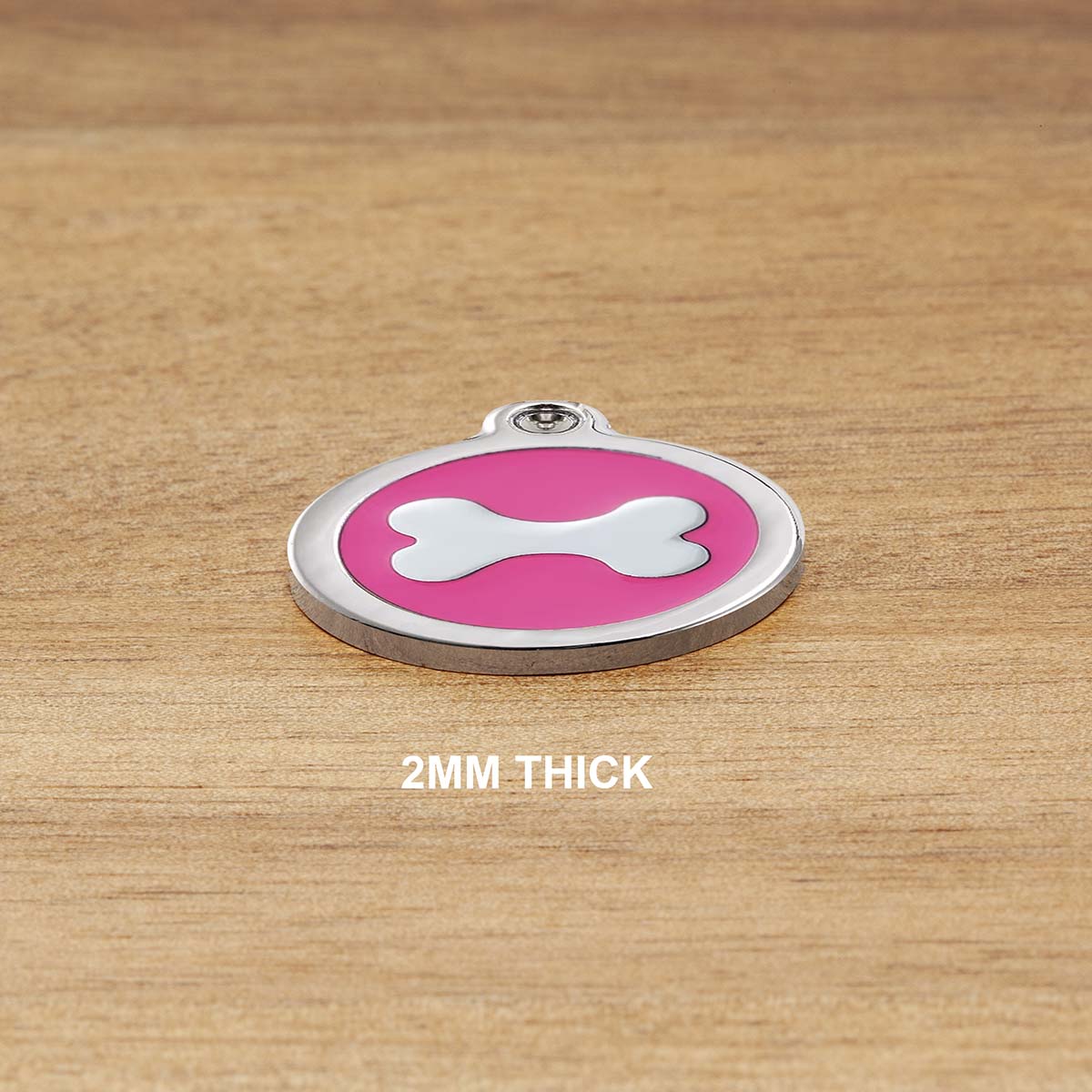 Engraved Zinc Alloy Dog Name ID Tag -  Thickness of  Bone Tag - About Pets
