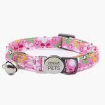 Grafix Breakaway Cat Collar - Pink Flower - About Pets