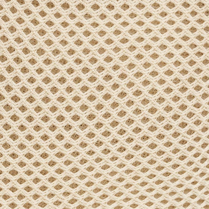 Handi khaki dog poop bag holder and dispenser, with close up of textured beige and brown breathable diamond pattern