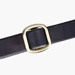 Kobe Cowhide Leather Dog Collar S Brown Kobe - About Pets