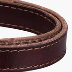 Kobe Cowhide Leather Dog Collar S Brown Kobe - About Pets
