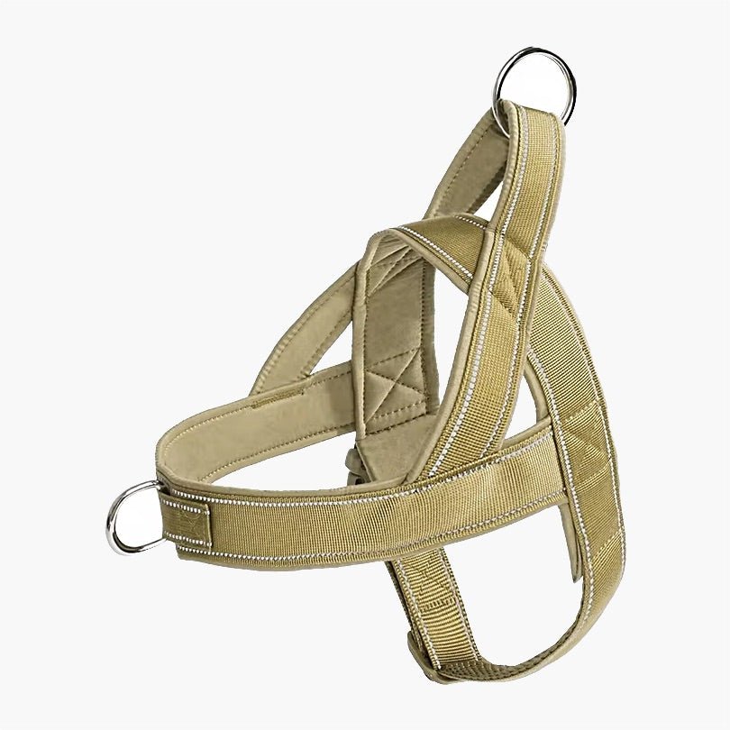 Kwikfit Nylon No-Pull Dog Harness - Khaki - About Pets