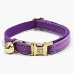 Lux Velvet Cat Collar with Bell - About Pets