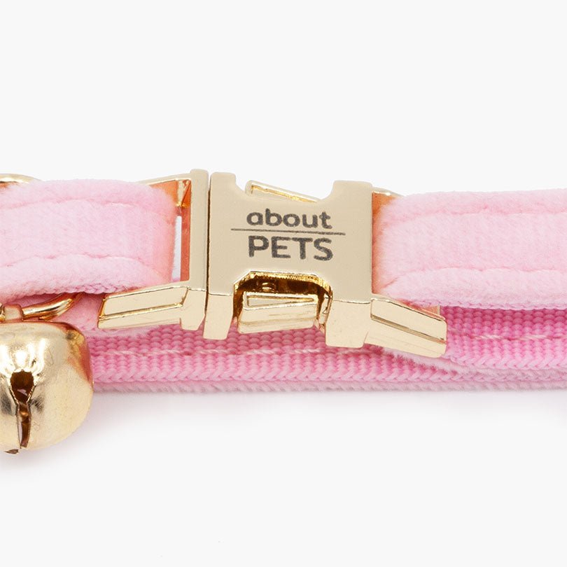Lux Velvet Cat Collar with Bell - About Pets