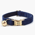 Lux Velvet Cat Collar with Bell - About Pets